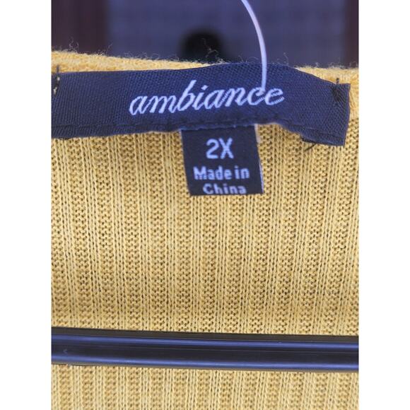 Ambiance Boho Bohemian Festival Coachella Hippie 70's Inspired Cardigan Size 2X - Picture 5 of 6